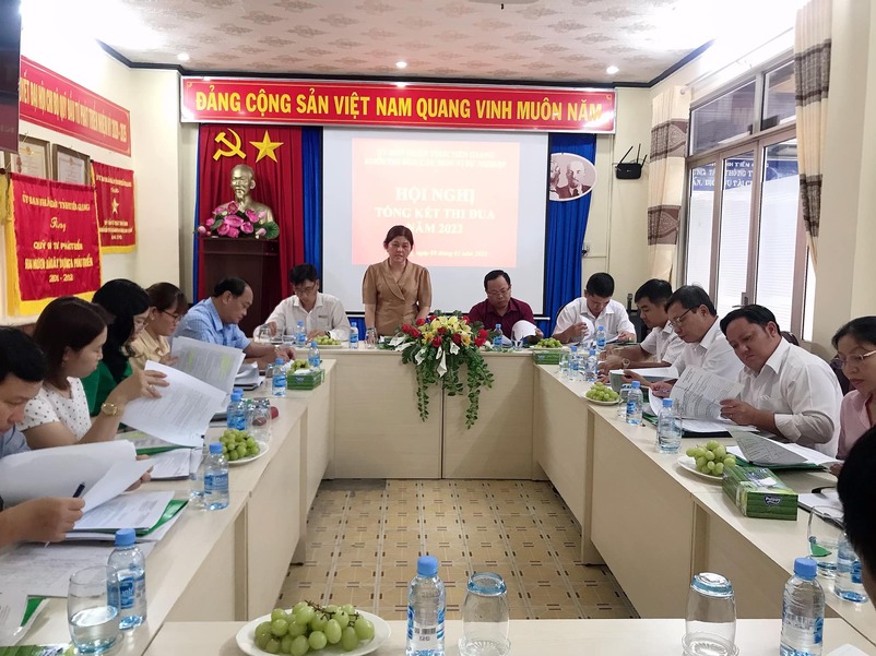 Quỹ Đầu tư phát triển tỉnh Tiền Giang: Tổ chức Hội nghị tổng kết phong trào thi đua năm 2022 của Khối thi đua các đơn vị sự nghiệp