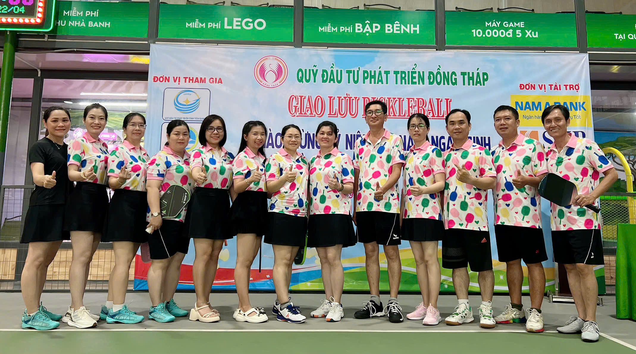 Giao lưu thể thao môn Pickleball nhân kỷ niệm 135 năm Ngày sinh của Chủ tịch Hồ Chí Minh 19/5/2025 tại Quỹ Đầu tư phát triển tỉnh Đồng Tháp
